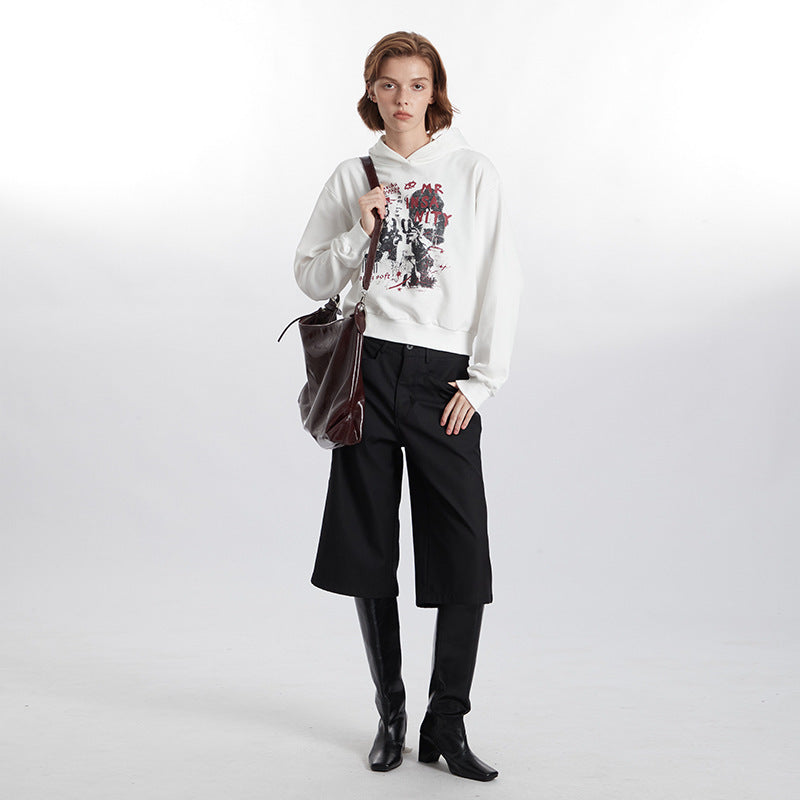 RetroScript™ Short Hoodie