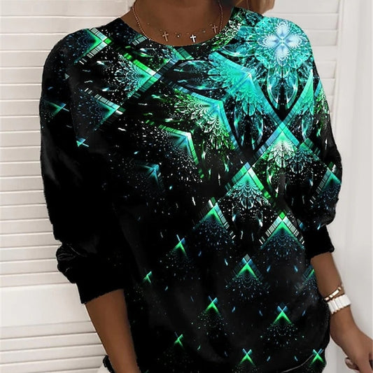 HorizonFade 3D Print Sweater