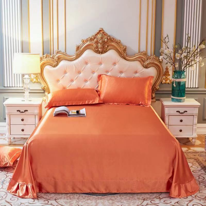Household Double-sided Ice Silk Bed Sheet Bedding