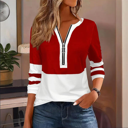 StriveStripe Zip Sweatshirt