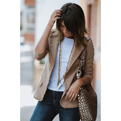 The Selene One-Button Blazer