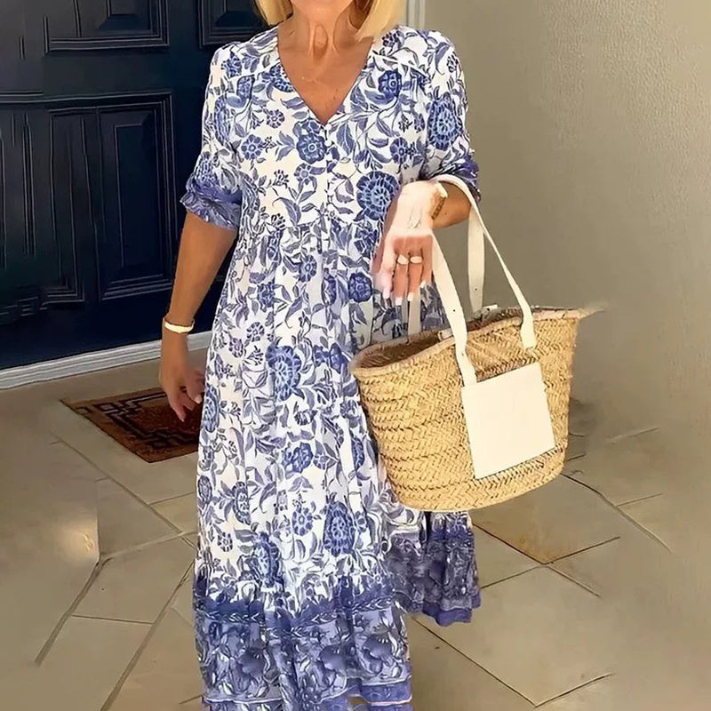Meadow Grace Plus Floral Dress