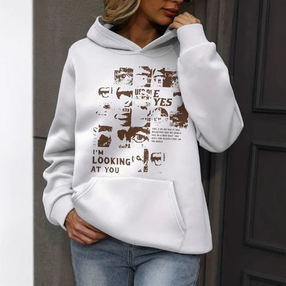 VividHue Drawstring Hoodie