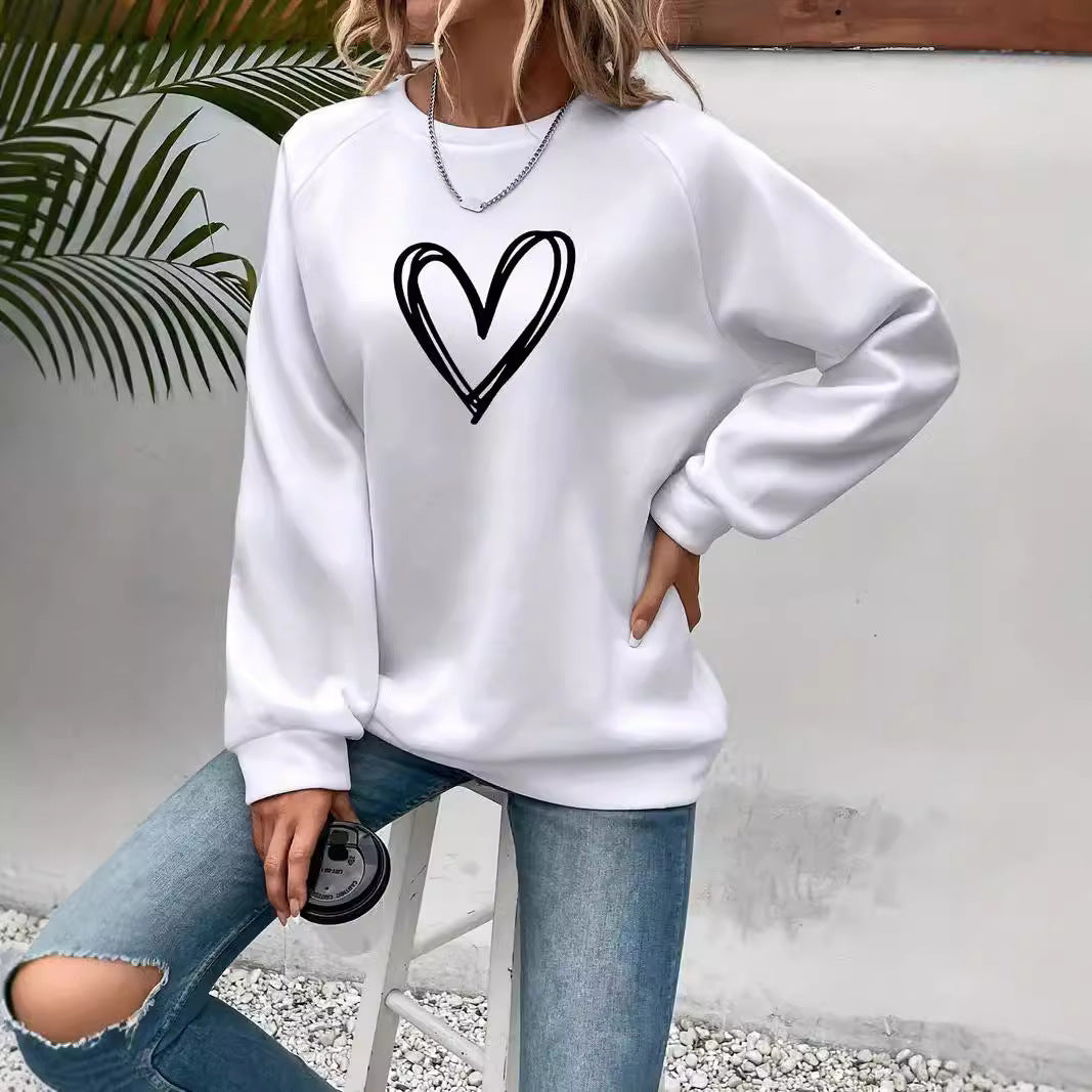 HeartBeat Round Neck Sweatshirt
