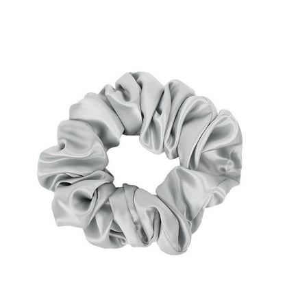 Women's Solid Shiny Silk Hair Tie Large Conditioner
