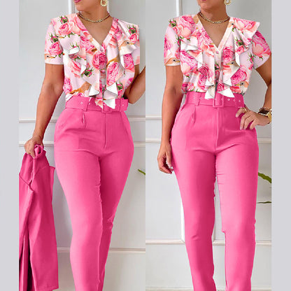 Blossom Reign Vest Ensemble