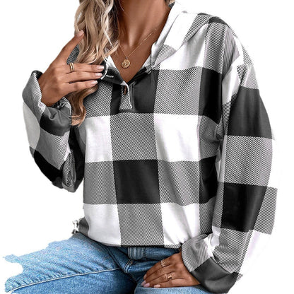 CozyCharm Buttoned Hooded Sweater