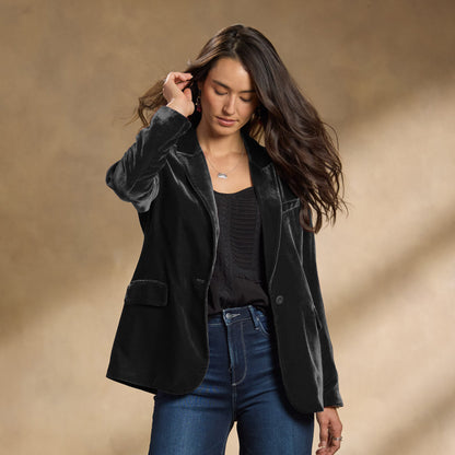 Aurelia Velvet Suit Jacket