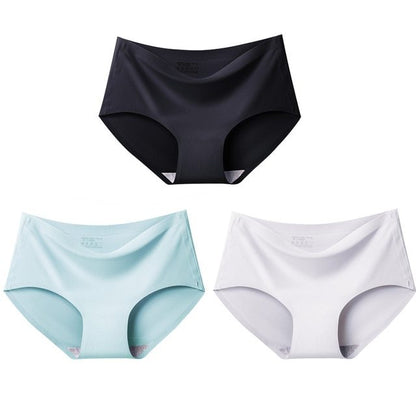 One piece ice silk seamless underwear