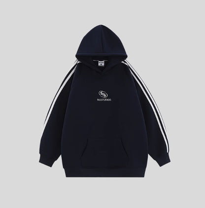 StratoFleece Striped Hoodie