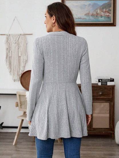 RibLuxe Essential Knit Jacket
