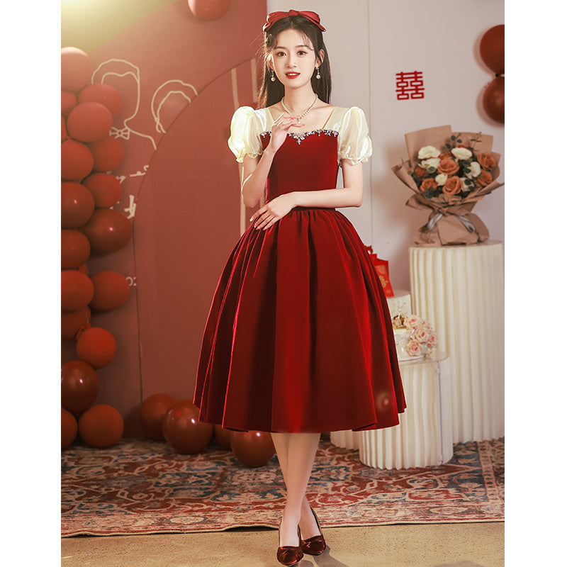 Crimson Eclipse Gown