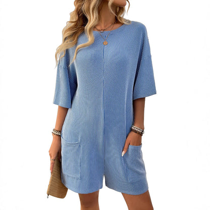 VioraEase™ Back-V Jumpsuit
