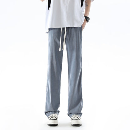 Summer Thin Ice Silk Lessel Jeans For Men