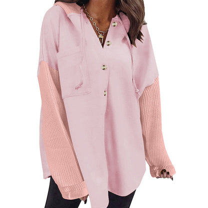 PatchMuse Knit Hoodie Jacket