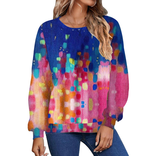 Marvella Cozy Print Sweater