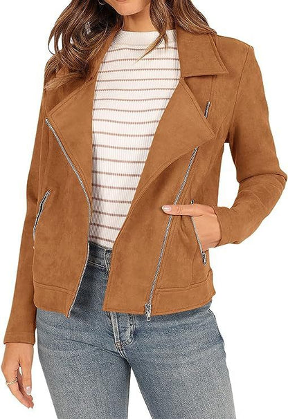 VelviRider Deerskin Moto Jacket