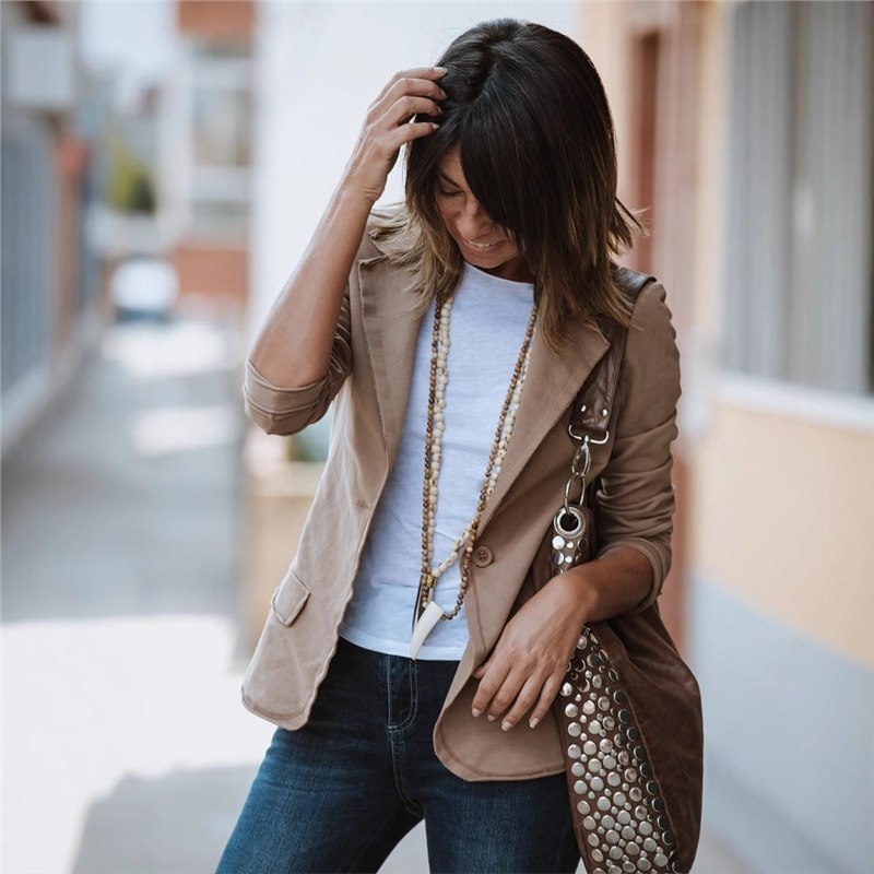 The Selene One-Button Blazer