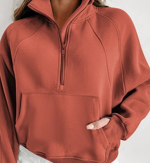 UrbanEase Stand Collar Hoodie