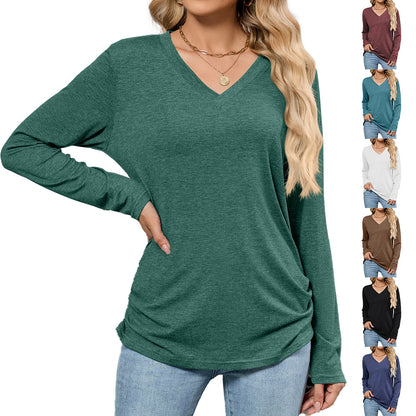 EaseLuxe V-Neck Pullover