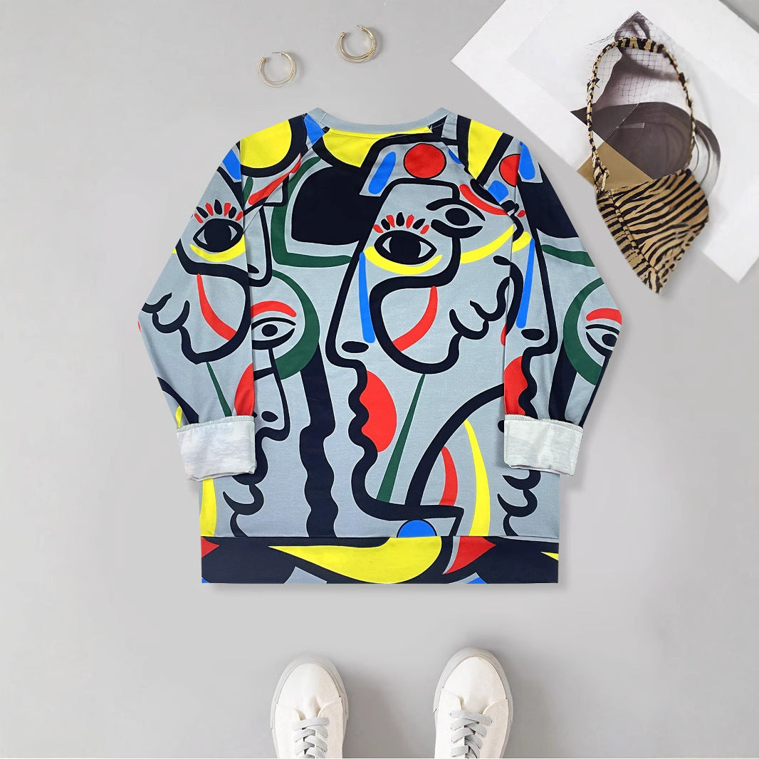 CanvasBlend Graphic Sweatshirt