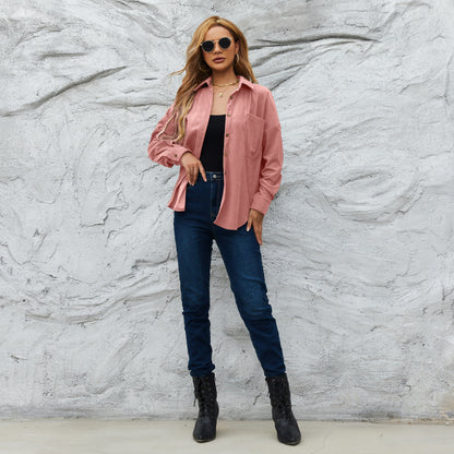 AmeriCord Loose Shirt Jacket