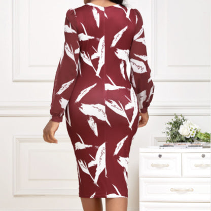 ContourMuse Print Dress