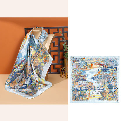 Fashionable And Versatile Mulberry Silk Scarf