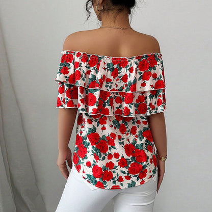 Seraphina Ruffle Off-Shoulder Top