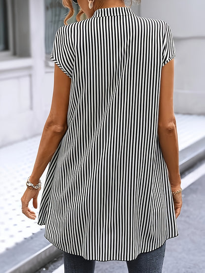 Monochrome Muse Layered Shirt