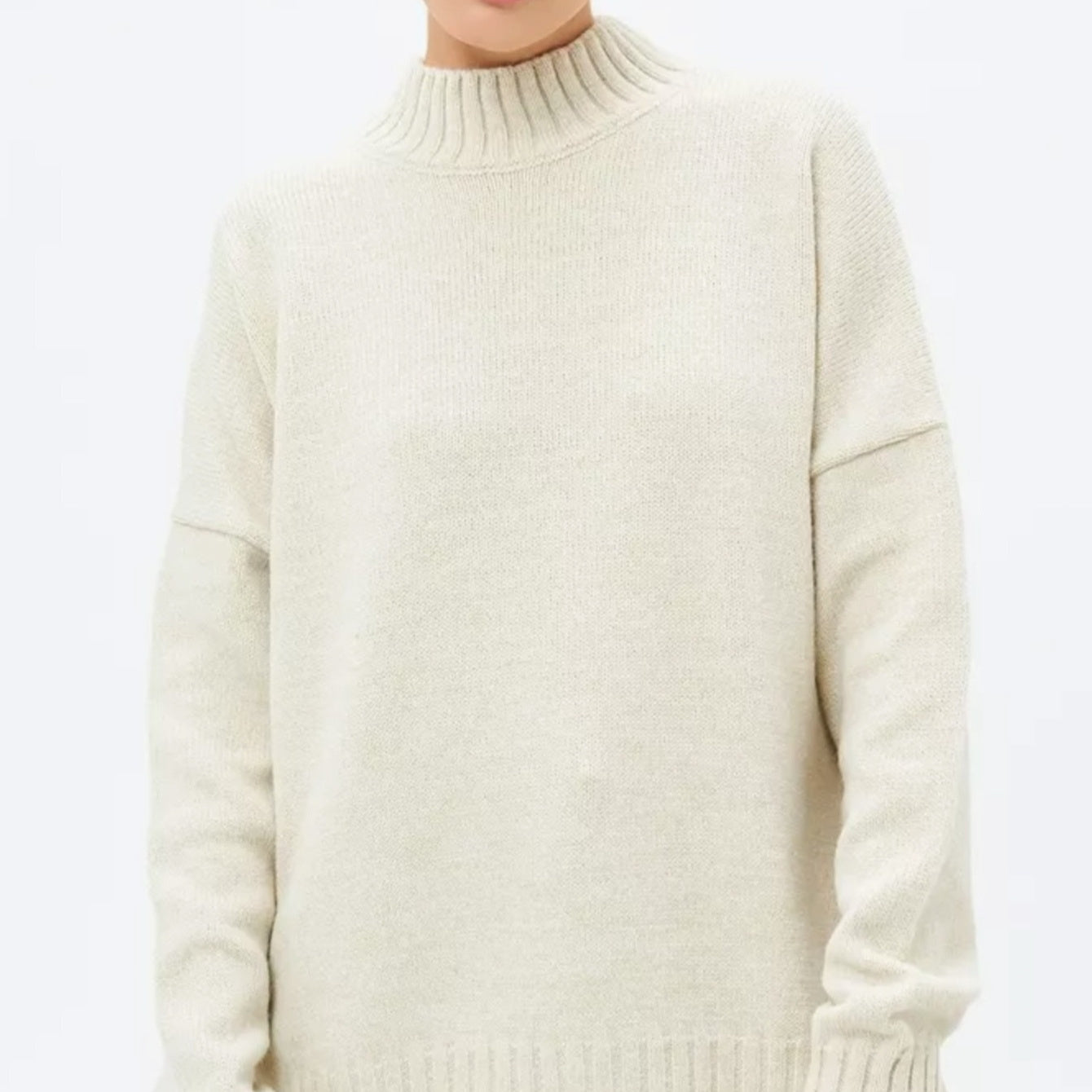 ThreadNest Half Turtleneck Sweater