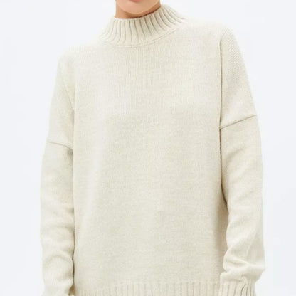 ThreadNest Half Turtleneck Sweater