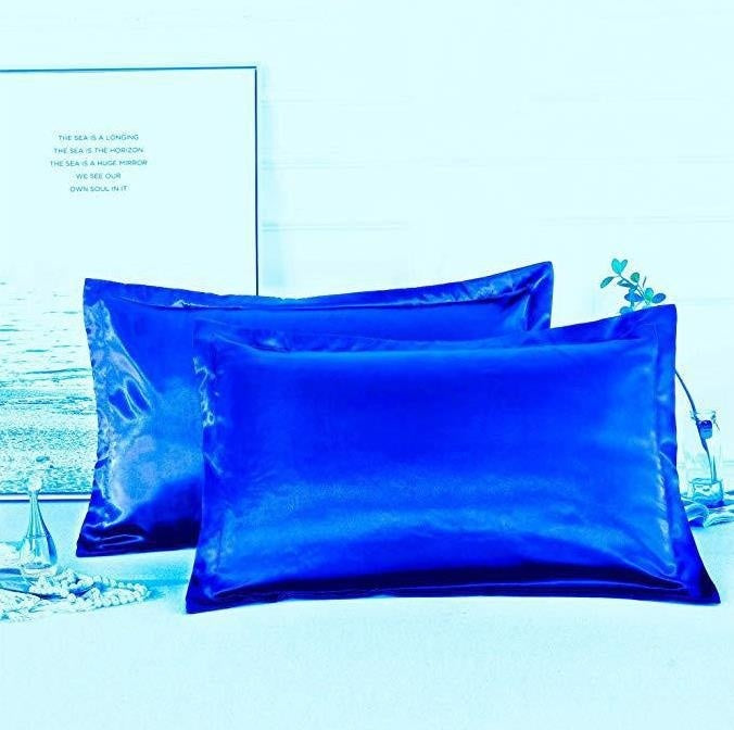 Silk Satin Solid Color Pillowcase