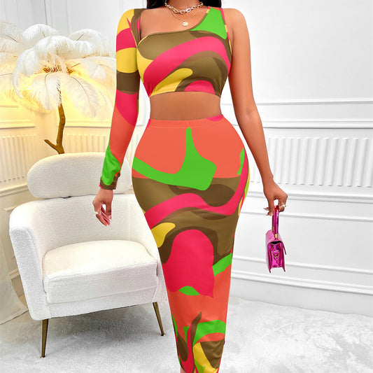 Asymétria Muse Skirt Set