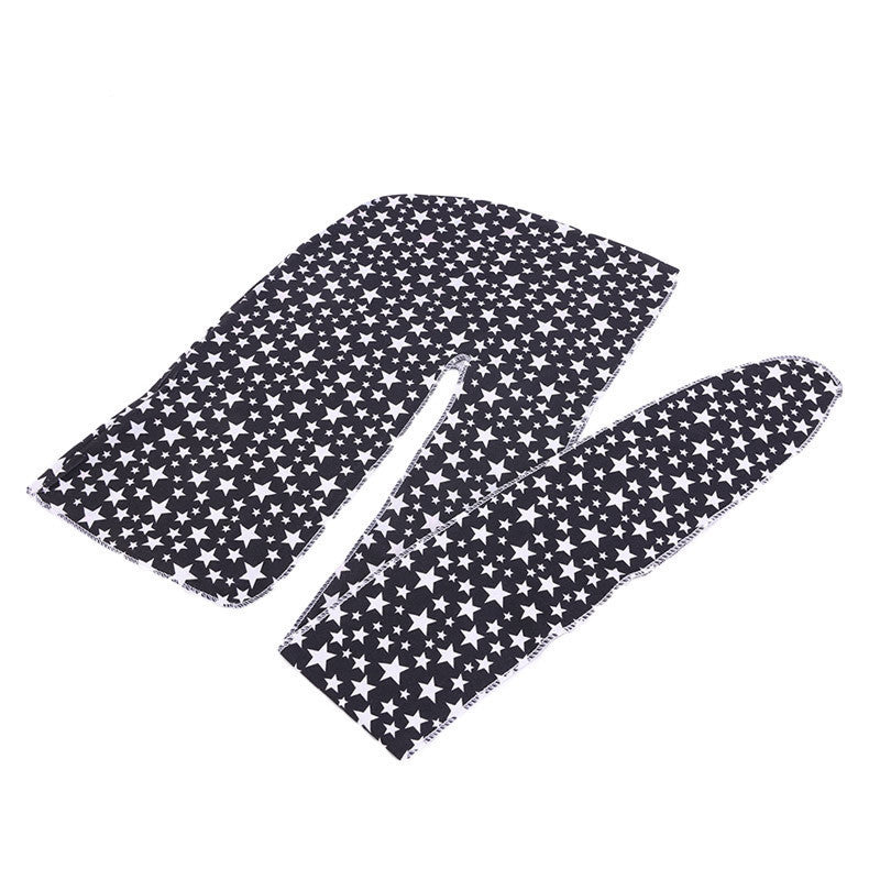 New stretch milk silk printed long tail pirate hat