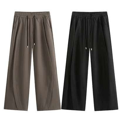 Summer Thin American Ice Silk Casual Pants Men