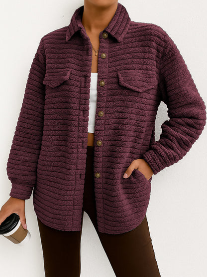 StratoPlush Lapel Cardigan