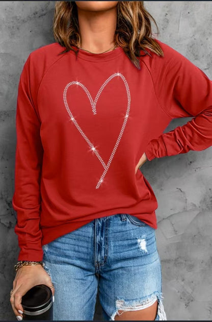HeartGlow Cozy Sweatshirt