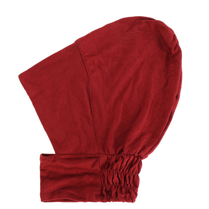 Solid Color Elastic Silk Cotton Four Season Pullover Hat