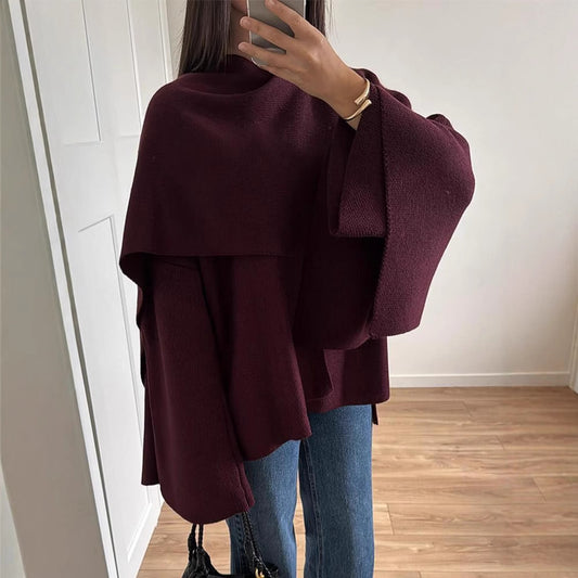 KnitÉlan Shawl Cape