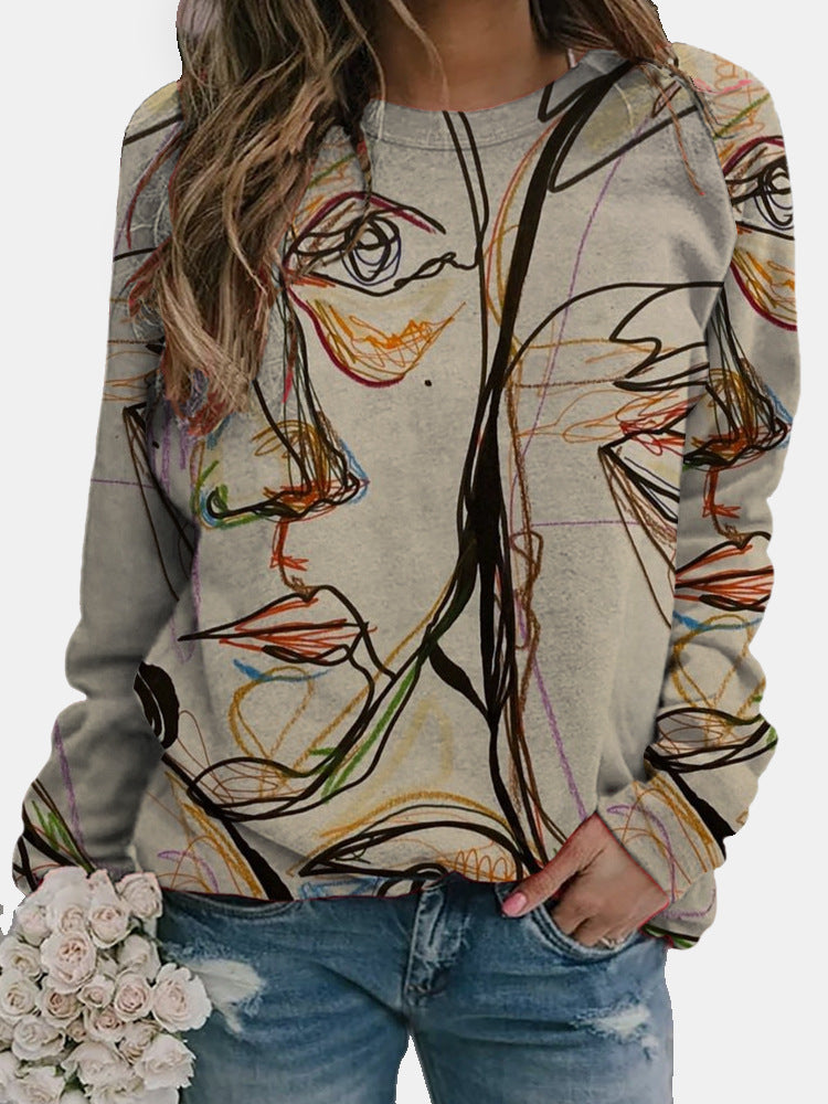 StylePrint Long Sleeve Sweatshirt