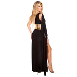 Celestara Noire" – Mythic Elegance Gown