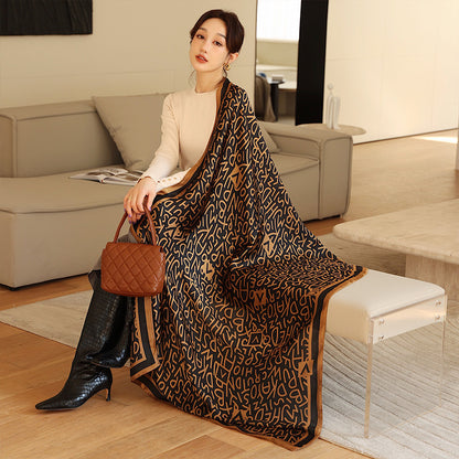 Ladies Fashion Korean Style Silk Printing