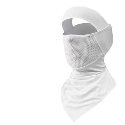 Summer Ice Silk Sunscreen Riding Mask Men Outdoor