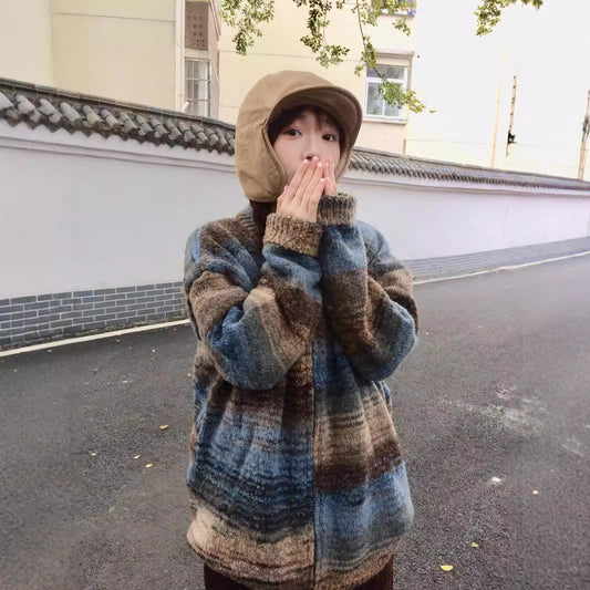 RetroStripes Knit Cardigan