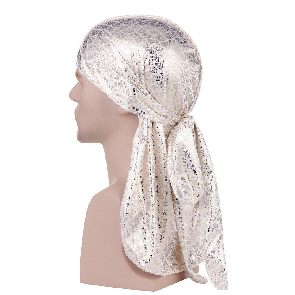 Long silk tail pirate hat