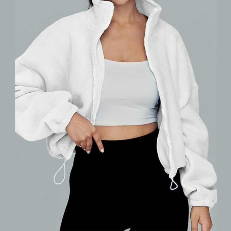 : EaseLuxe Zip Cardigan