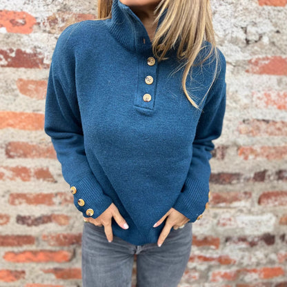 Nordelle Button Sweater