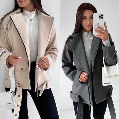 Aurelia Belted Wool Coat