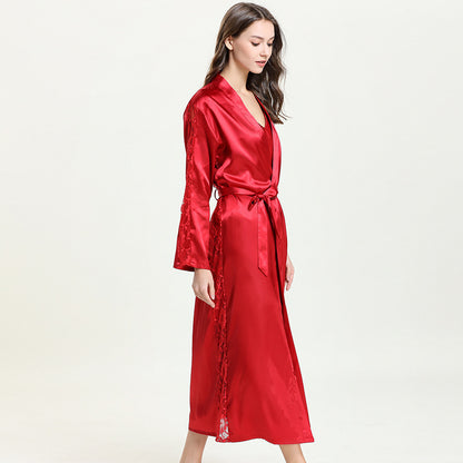Artificial silk pajamas